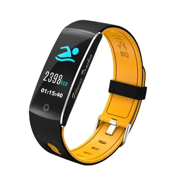 

F10 Bluetooth Smart Bracelet Heart Rate Blood Pressure Oxygen Monitoring Alarm Clock Informatin Reminder Android IOS smart watch