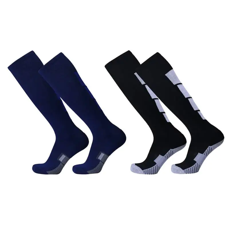 

Men Leg Compression Stretch Stockings Comfortable Relief Socks Plain Long Sock Cotton Over Knee Sporting Jogger Fitness High Sox