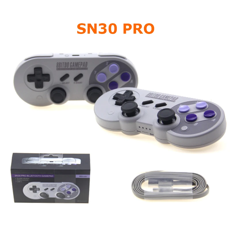 8bitdo SN30 Pro SF30 Pro для nintendo переключатель оконные рамы macOS Android пульт дистанционного управления Джойстик вибрации Беспроводной с контроллером и поддержкой Bluetooth