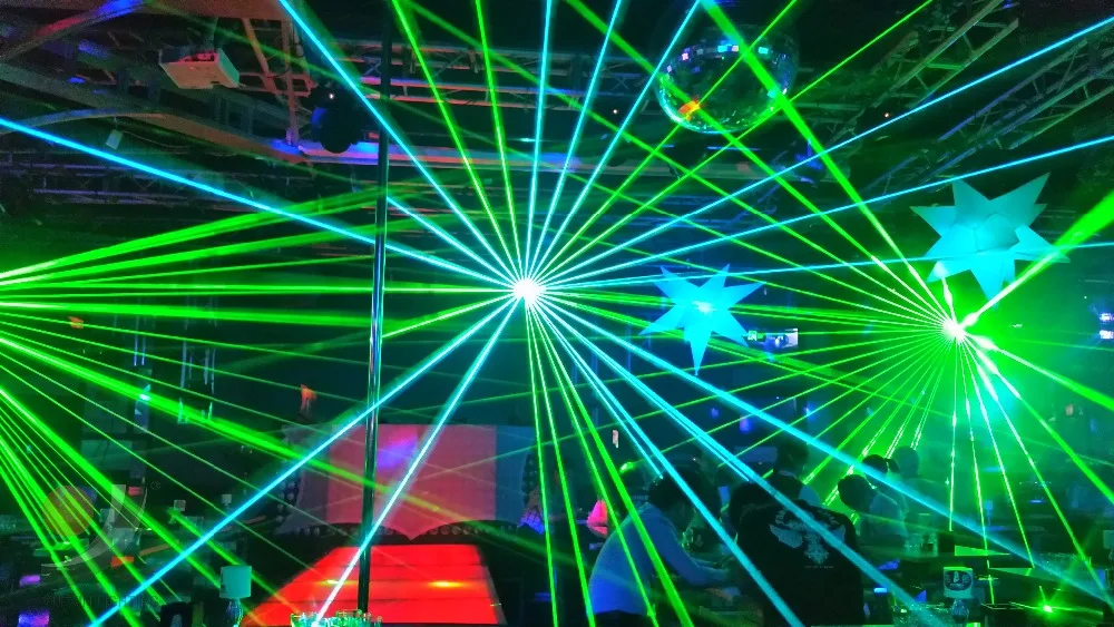

5W RGB Full Color ILDA Animation 40K Laser Light for Bar DJ Wedding Event Party Pub Laser Music Show
