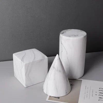 

2018 Ceramic Marble Pattern Ornaments Handicrafts Modern Simple Creative Christmas Gifts Home Decorations