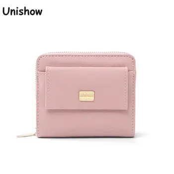 

Unishow Small Wallet Women Multifunctional Women Purse Short Zipper Ladies Wallet Mini Coin Purse Wallet Korean Style