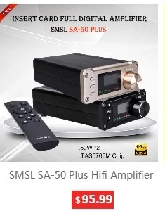Dilvpoetry V50 мини усилитель мощности Hifi TPA3116 Класс D аудио усилитель 50 Вт* 2 Цифровые усилители источник питания