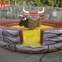 Для взрослых Забавный надувной бой с быком двойной механической езды спортивная игра