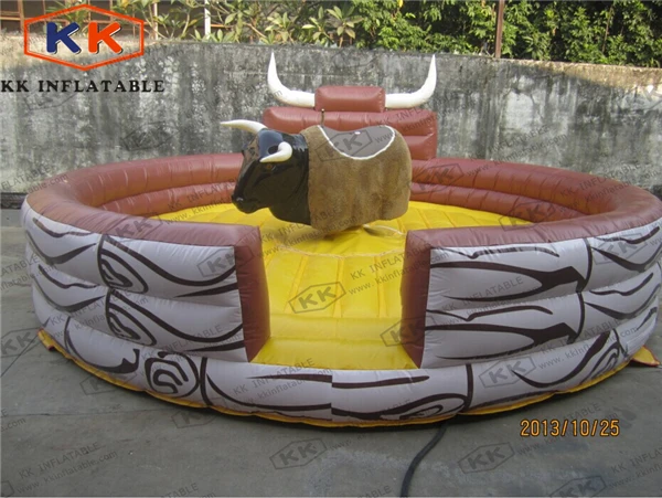 

Adult Amusing Inflatable Bullfight Double Mechanical Bull Ride Sport Game