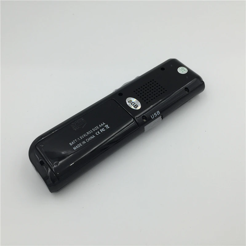 Digital Voice Recorder 8GB LED Mini Digital Voice Activated Recorder with One-button Recording MP3 Player Dictaphone Pen