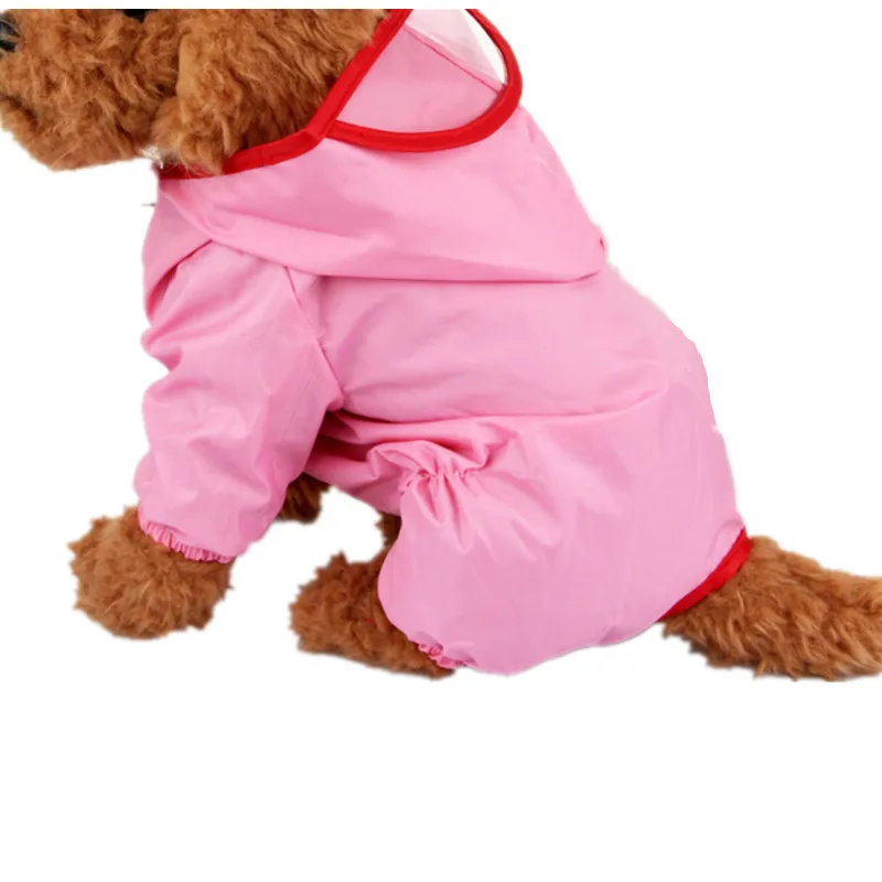 6 Color Pet Dog Raincoats Waterproof Clothes For Small Dogs Chihuahua