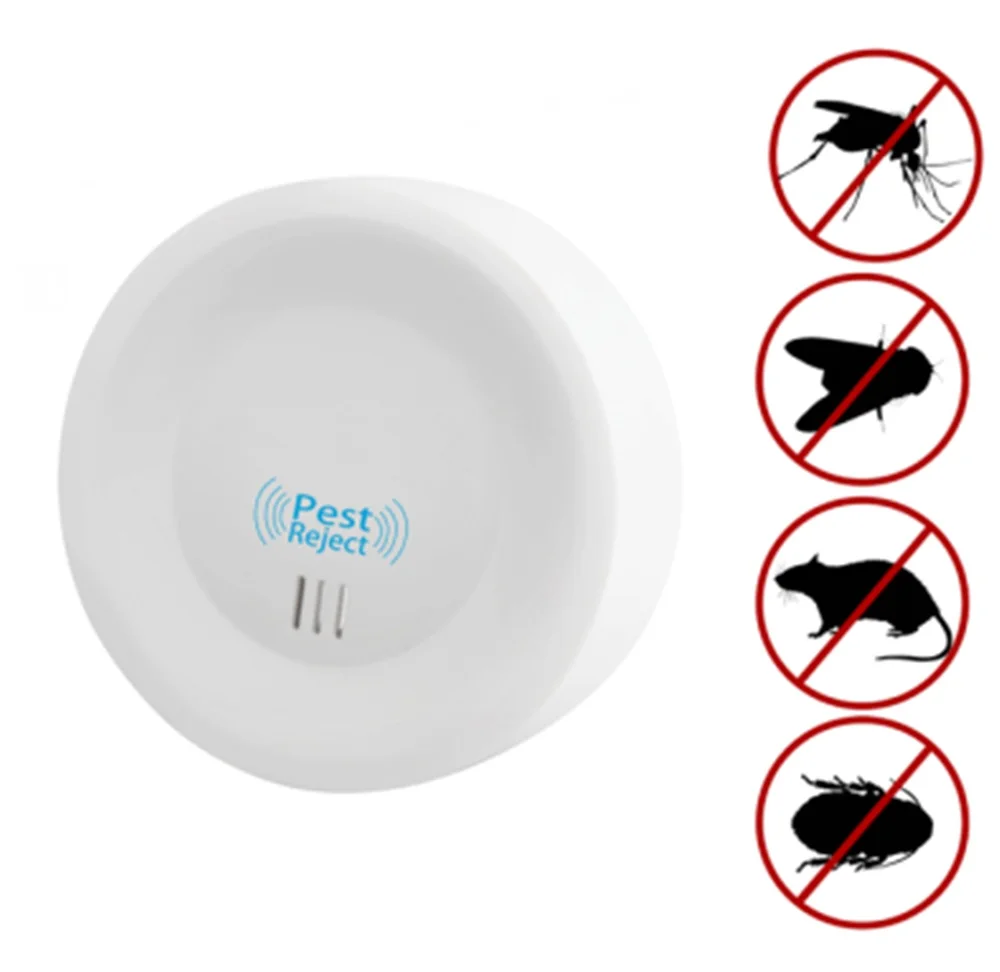 Ultrasonic Pest Reject Plug In Electronic EU US UK Plug Insect Repeller