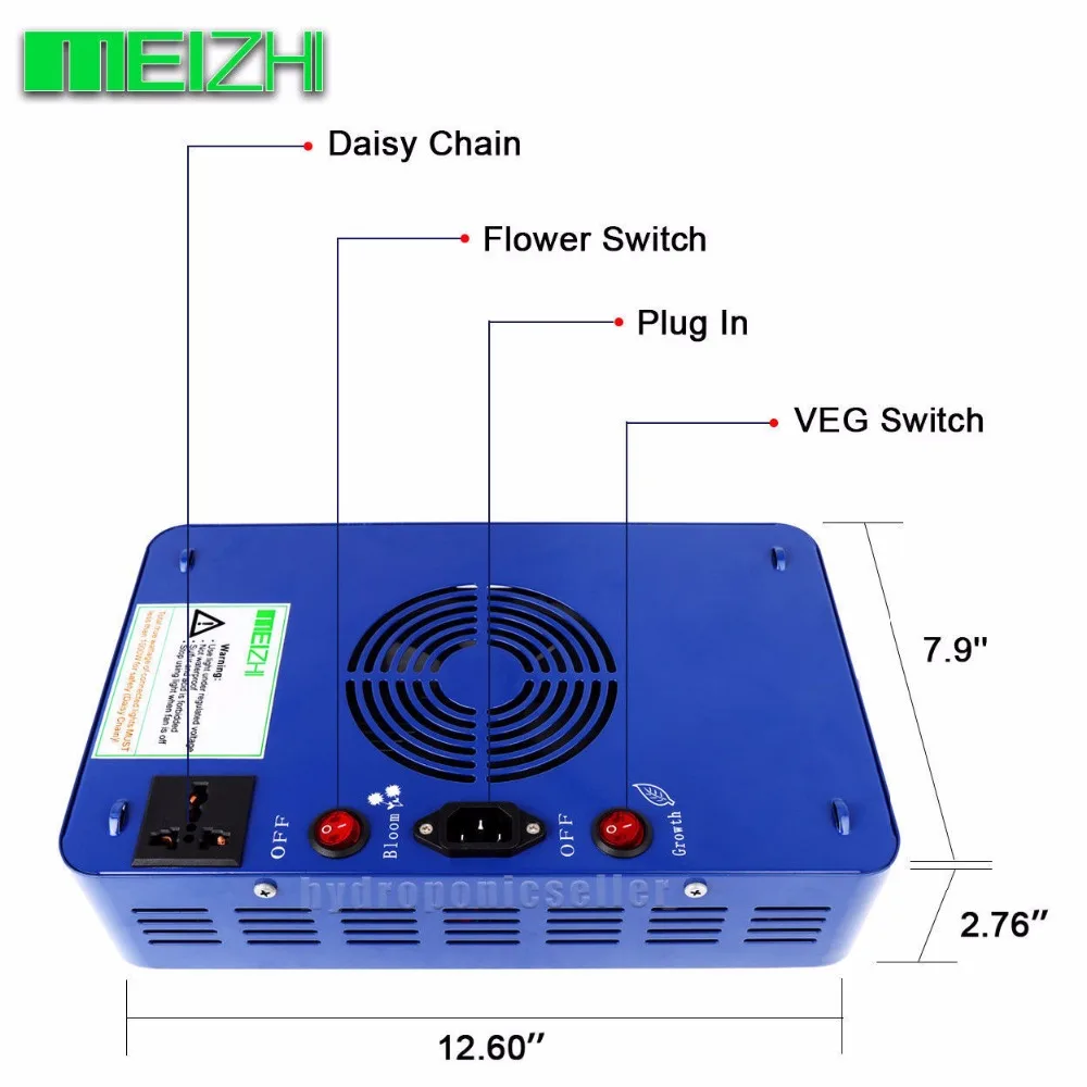 Светодиодный светильник MEIZHI с отражателем, полный спектр, 300 Вт, Epistar, для внутреннего сада, гидропоника, семена, светильник для выращивания растений