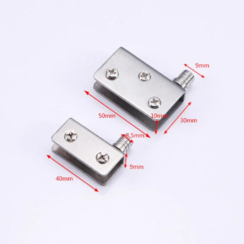 1/2/4pcs Stainless Steel for 5 8mm Glass Door Glass Pivot