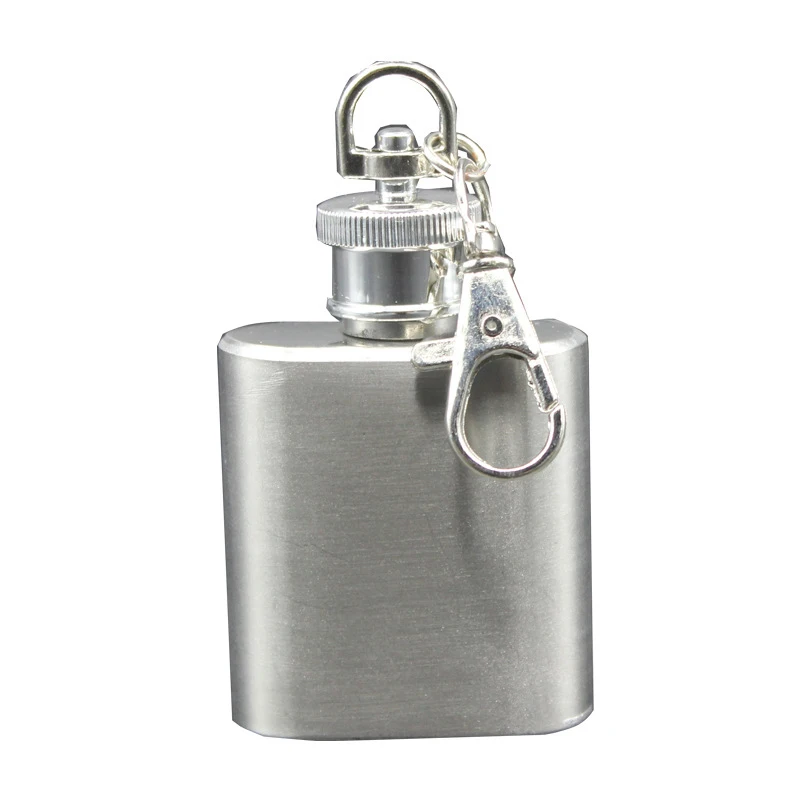 

Yuewo Wholesale with Outdoor Stainless Steel Flask 1oz Portable Flask the Key Buckles a Metal Kettle