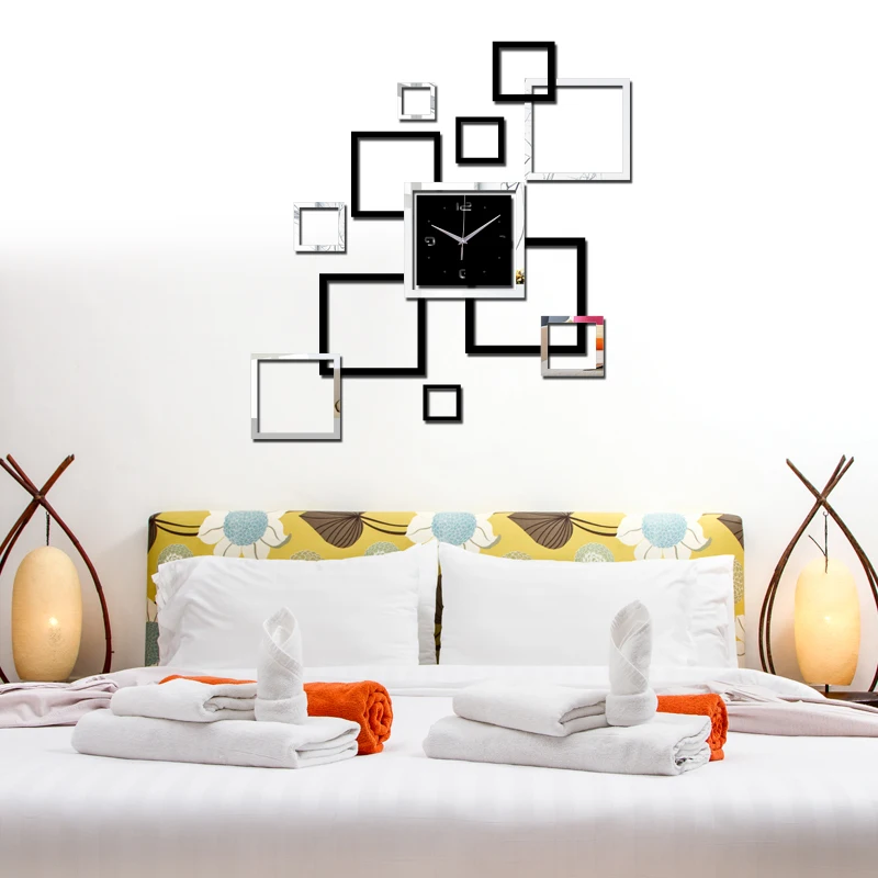 2017 New Promotion Real Home Decoration Mirror Watch Wall Clock 2017 New Promotion Real Home Decoration Mirror Watch Wall Clock Clocks Living Room Modern Quartz Needle Acrylic Free Shipping In From