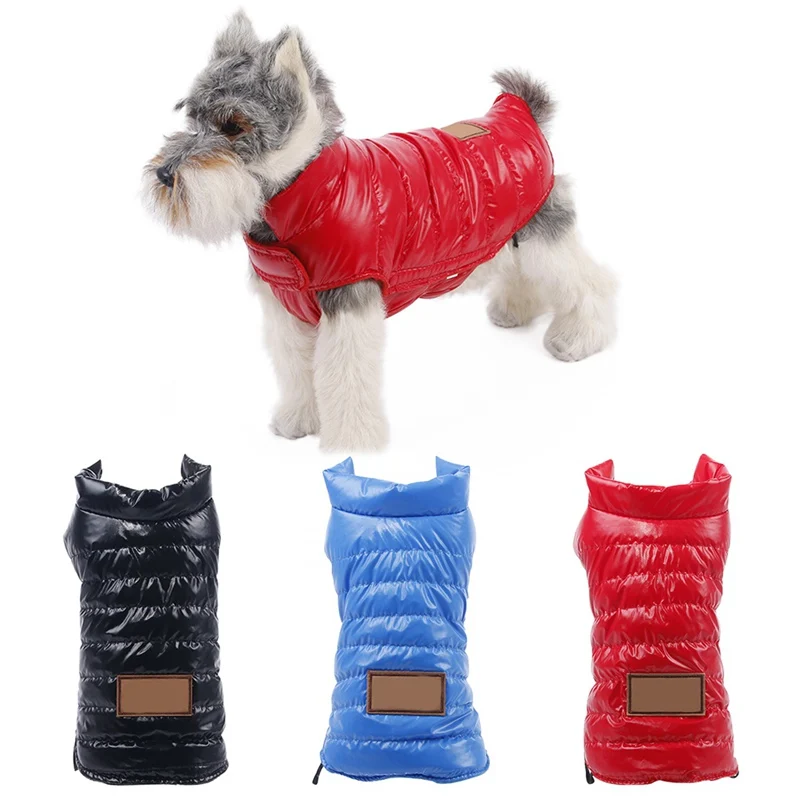 Waterproof Puppy Dog Vest Cotton Jacket Chihuahua Warm Clothes Winter