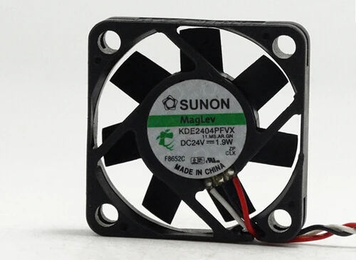 

KDE2404PFVX 40*40*10 24V 1.9W 4cm three line computer fan quiet power inverter