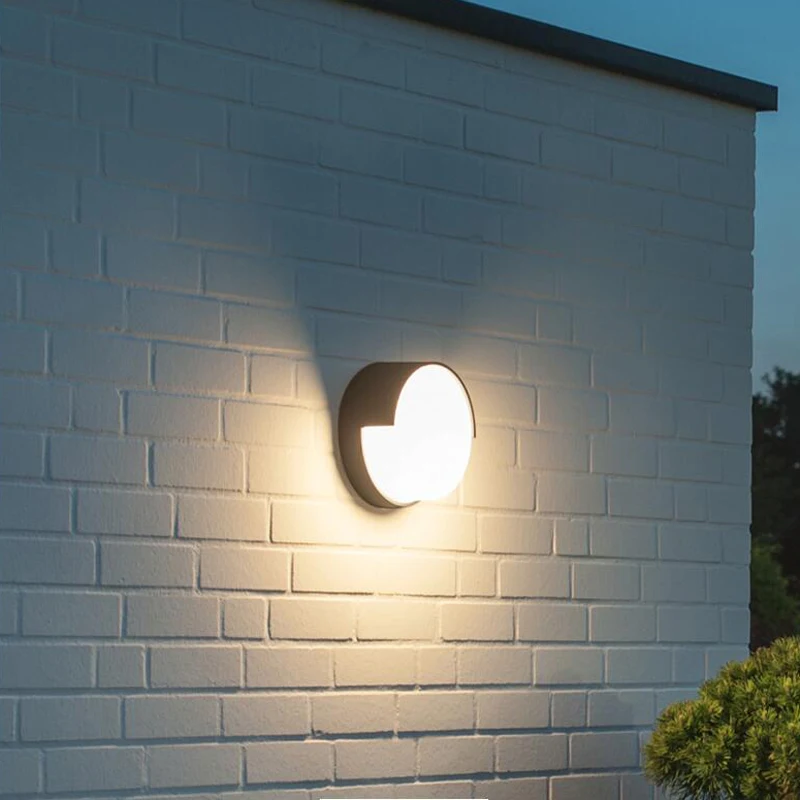SANYOM 10 Вт садовый настенный светильник IP65 Открытый водонепроницаемый светодиодный настенный светильник для помещений гостиная освещение украшение парковый пейзаж свет