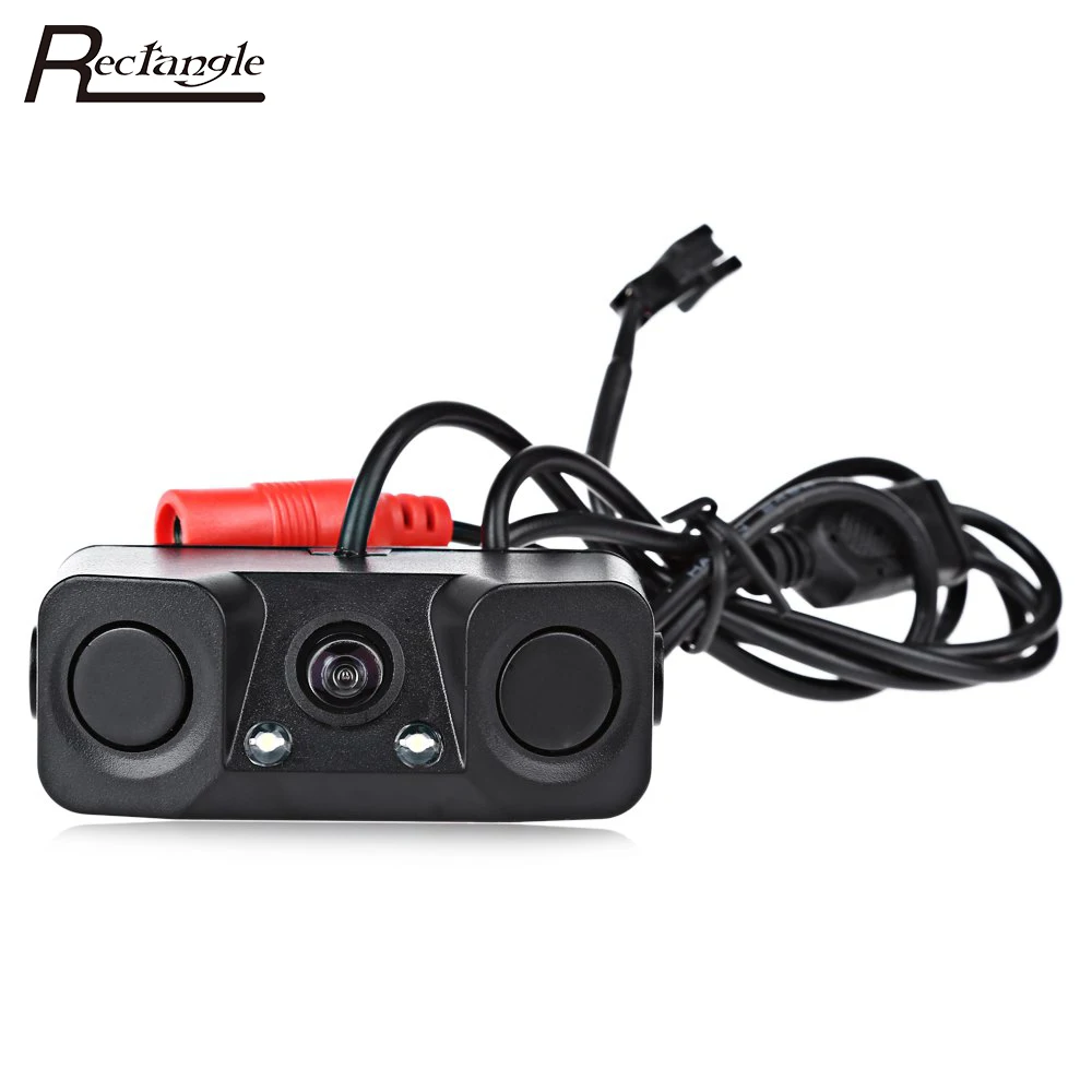 3 IN 1 Video Parking Sensor Car Reverse Backup Rear View font b Camera b font
