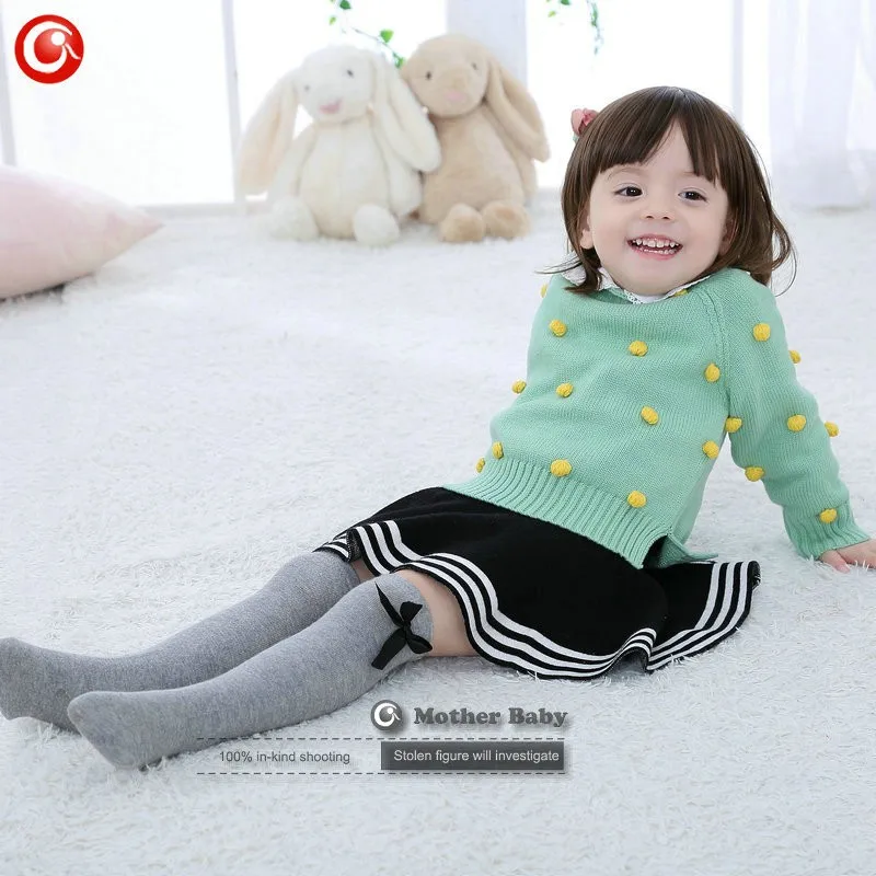Kids Tinny Cotton Boys Sweater Children Pullover Cardigan Coat For Girls Baby Long Sleeve Knitwear Christmas Clothes With Balls (15)