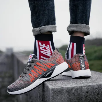 

Spring and Autumn Men's Shoes Breathable and Comfortable Sports Shoes Casual Running Shoes Korean Version Students Tide Shoes