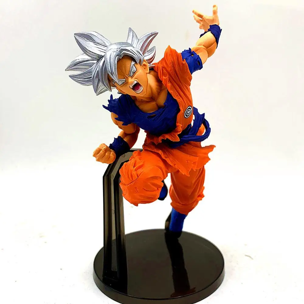 

Vogue Dragon Ball Super Heroes Chouzetsu Gikou Ultra Instinct Vol.4 Son Goku Gokou Silver Hair Banpresto Figure Model 23CM