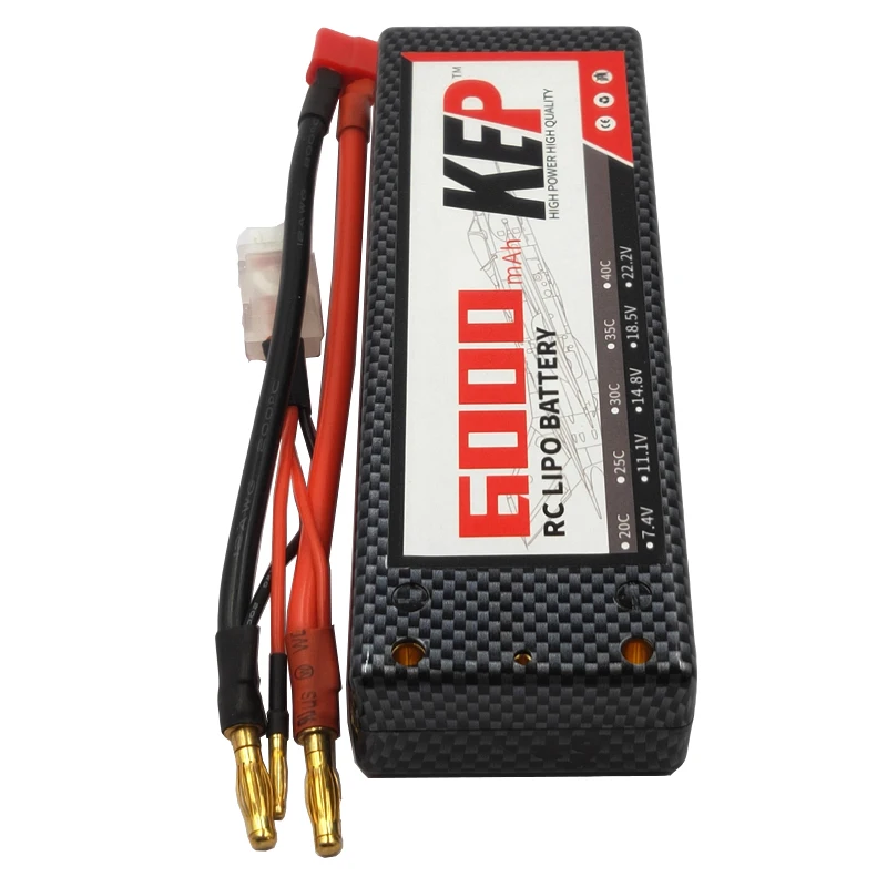 Высококачественный 1 шт. 2 3 RC Lipo аккумулятор 2S 7 4 в 6000 мач 35C твердый чехол
