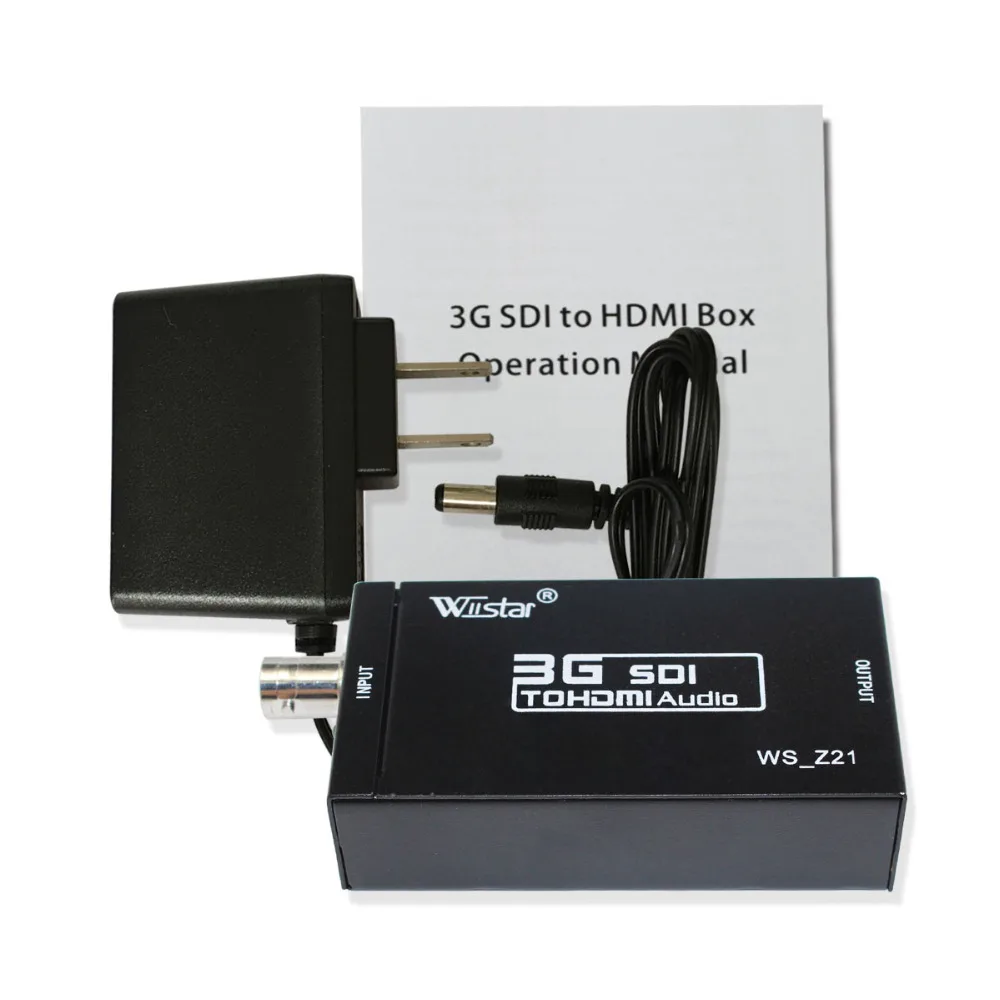 Wiistar HD 1080 P 3g sdi в hdmi конвертер Поддержка HD-SDI/3G-SDI сигналы, показывающие sdi2hdmi SDI в hdmi