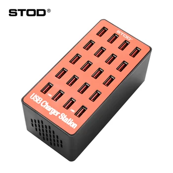 

STOD Multi Port 20 USB Charger Station 90W High Power LED Light Quick Drivers For iPhone iPad Samsung Huawei Nexus Mi AC Adapter