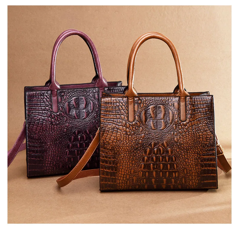 Rodful роскошные сумки из крокодиловой кожи, женские сумки из натуральной кожи, женские дизайнерские сумки через плечо