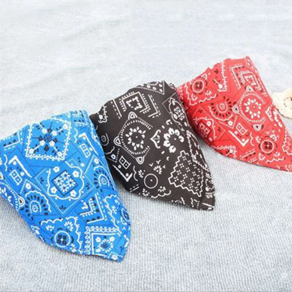 

Lovely Pet Dog Cloth Collar Adjustable Pet Dog Puppy Cat Neck Scarf Fashion Printed Pet Saliva Towel Bandana Collar Neckerchief