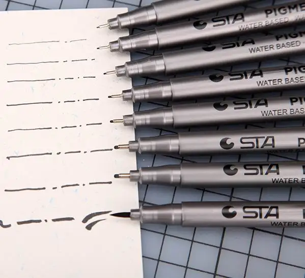 Оригинальные 8050 водонепроницаемые ручные ручки, ручка с крючками, ручка, штрих, комический эскиз, дизайнерские маркеры