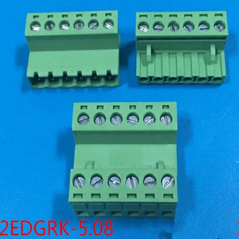 

10sets Solderless pluggable terminals KF2EDG5.08-2p/3p/4p/5p/6p/7p/8p/9p/10p Pitch 5.08MM Butt-type plug-in