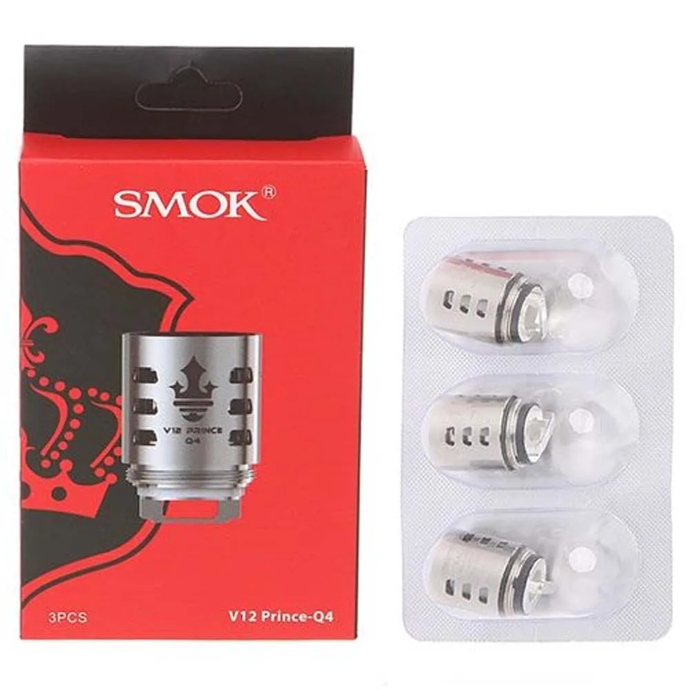 3pcs/lot 100% Original SMOK TFV12 Prince Coil X6/Q4/T10/M4/Mesh/Strip Coil For Atomizer TFV12 Prince Tank /SMOK Mag Kit / X-Priv 3pcs/lot 100% Original SMOK TFV12 Prince Coil X6/Q4/T10/M4/Mesh/Strip Coil For Atomizer TFV12 Prince Tank /SMOK Mag Kit / X-Priv