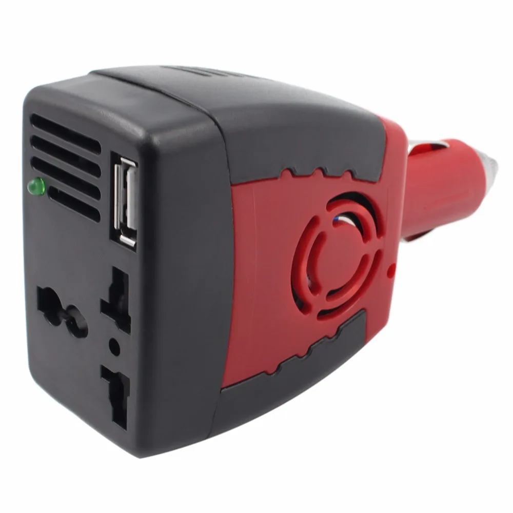 

1pcs DC 12V input voltage and AC 220V output 150W car power inverter with USB port Top Sale