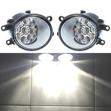 Для Toyota Corolla Avensis Camry Ractis Verso RAV4 2003-2014 Противотуманные фары 9 светодиодов Противотуманные огни туман сборки лампы Супер яркий