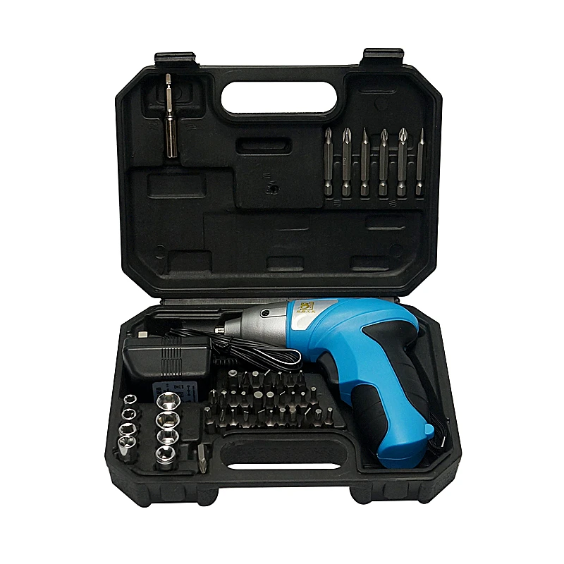 3.6V DC 180rpm Rechargeable Electric Screwdriver 46pcs/set with LED