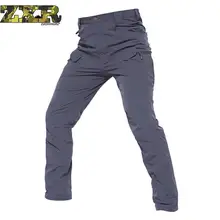 Мужские военные съемные брюки карго летние быстросохнущие дышащие мужские брюки джоггеры армейские карманы водонепроницаемые тактические брюки