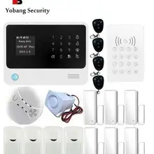 Yobang охранная Аварийная сигнализация wifi GSM, wifi GSM меню слов, домашняя сигнализация, домашняя охранная сигнализация с ip камерой