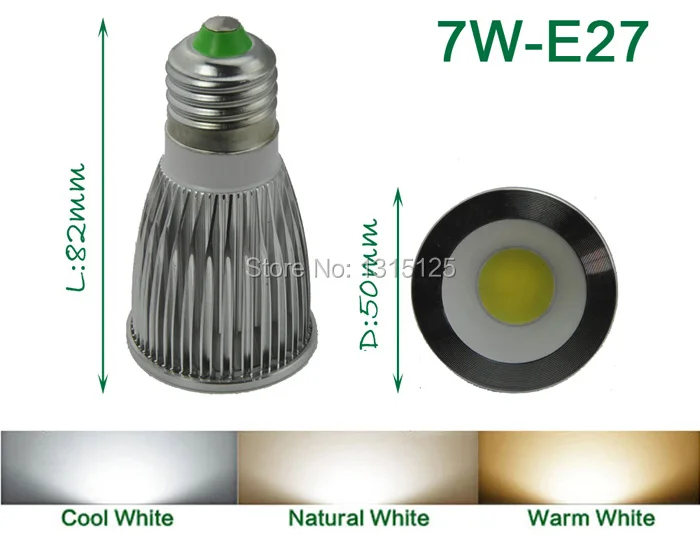 LED COB Spotlight-7W-E27