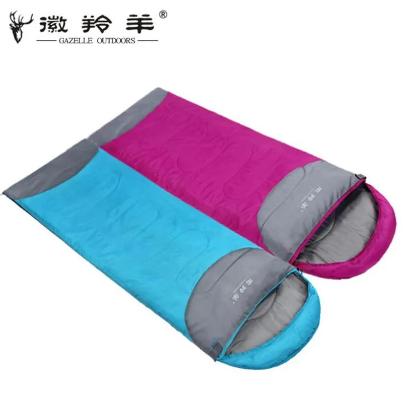 

GAZELLE OUTDOORS Lengthened Sleeping Bag Hollow Cotton Envelope Type Outdoor Camping Sewn Through 190x70cm Sleeping Bag S154
