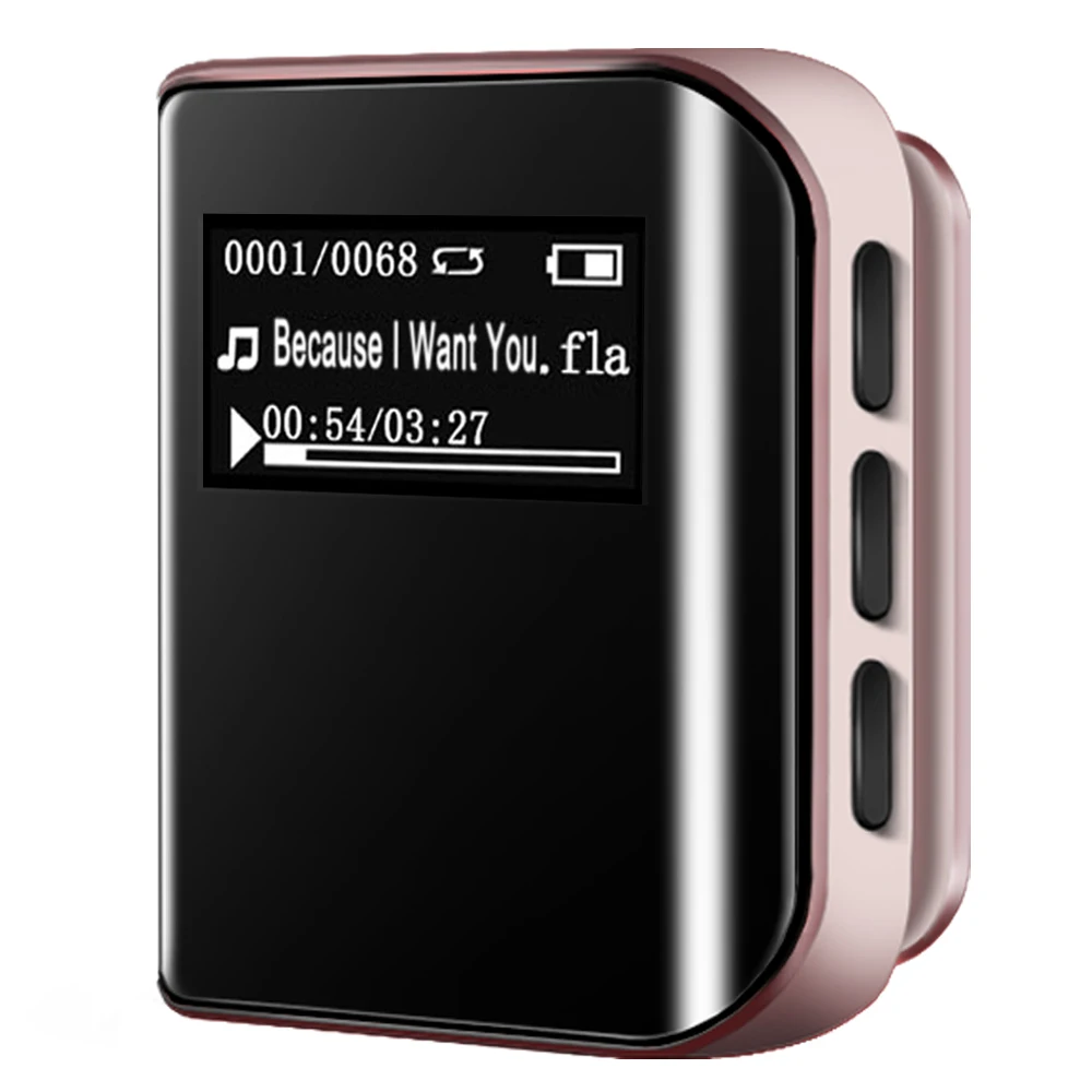 Original Mini metal Clip MP3 Player 8GB Metal Running Sports Walkman