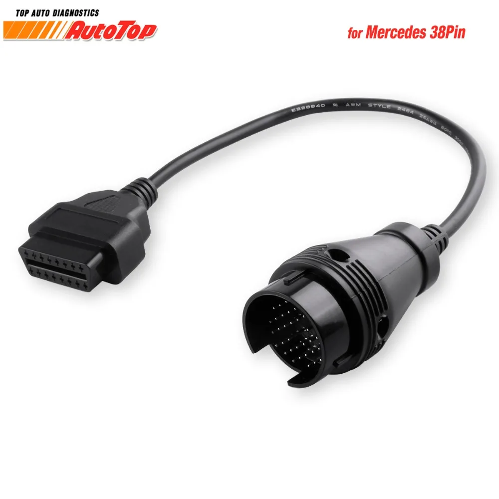 Диагностический кабель для Mercedes 38 16 штырьков OBD2 диагностический разъем Pin