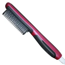2016 New Brand Electric Hair Straightener Brush Comb Fast Hair Straightening Irons Brushes Combs Escova Alisadora