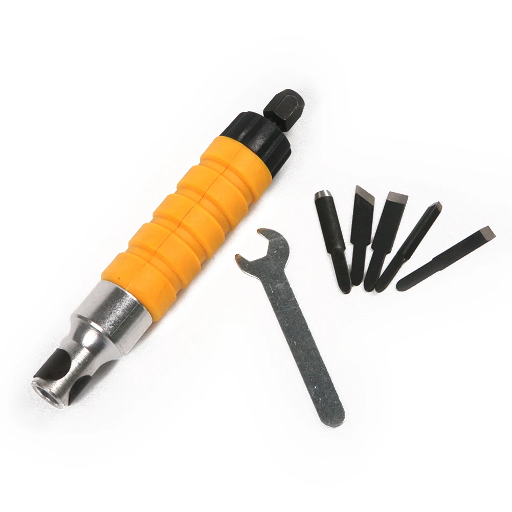 Электрический долото для дерева инструмент для резьбы, нож ручка молоток патрон крепления