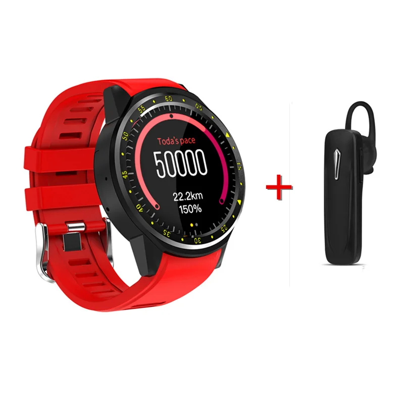F1 PK GW12 Спорт Смарт часы с gps Камера Поддержка секундомер Bluetooth Смарт-часы сим-карта наручные часы для Android IOS Телефон - Цвет: red add headset