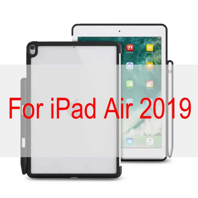 For iPad Air 2019 WOWCASE противоударный чехол для нового iPad Air чехол-карандаш защитный жесткий чехол-накладка идеально подходит для Apple iPad Air 10,5 Funda - Цвет: For iPad Air 2019