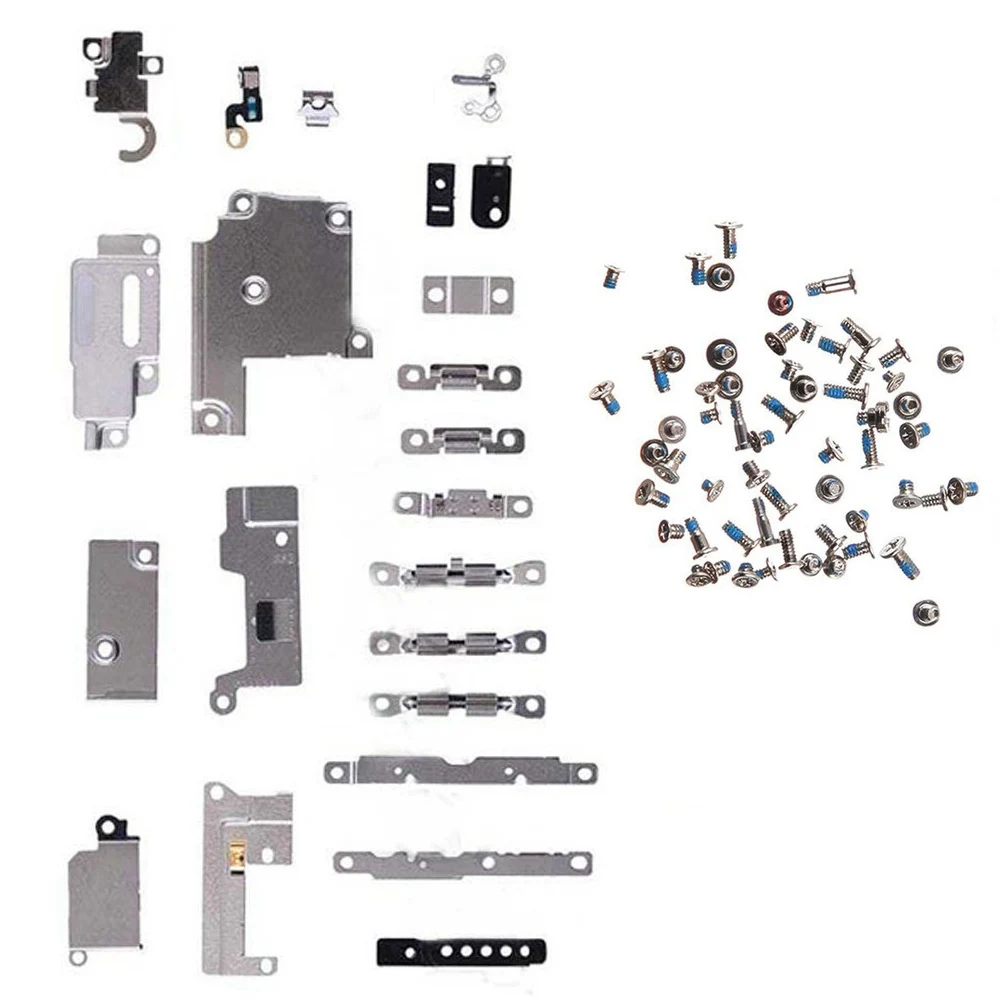 

HOUSTMUST Full Set Small Metal Internal Bracket Replacement Parts Shield Plate Kit + full set screws for Iphone 6 Plus 5.5''