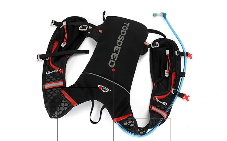 Discount Professional Cycling Backpack  MTB Road Bike Bag Sports with Water Bags for Cycling Hiking Climbing Running Hydration Backpack 10