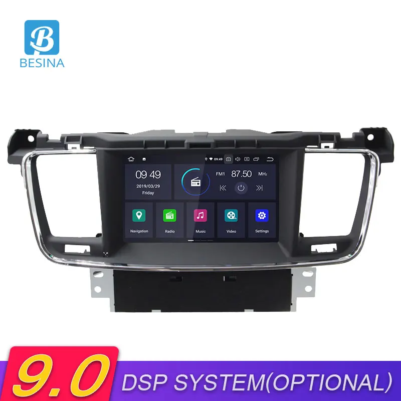 

Besina 1 Din Android 9.0 Car Radio For Peugeot 508 2011-2017 GPS Navigation Bluetooth Wifi Multimedia Player Autoaudio Stereo