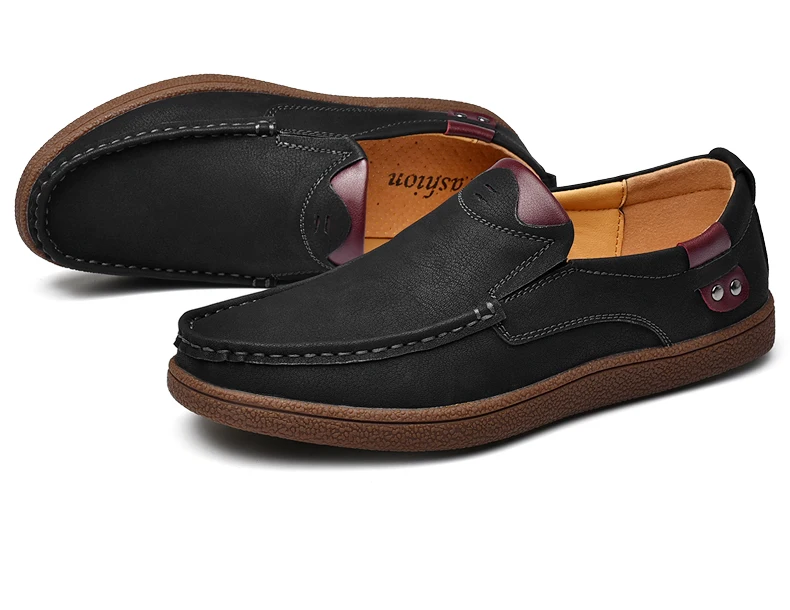 LettBao/2018 Новые Мужские модельные туфли, мягкая удобная обувь для вождения, обувь из искусственной кожи, мужская обувь, Zapatos De Hombre, мужская