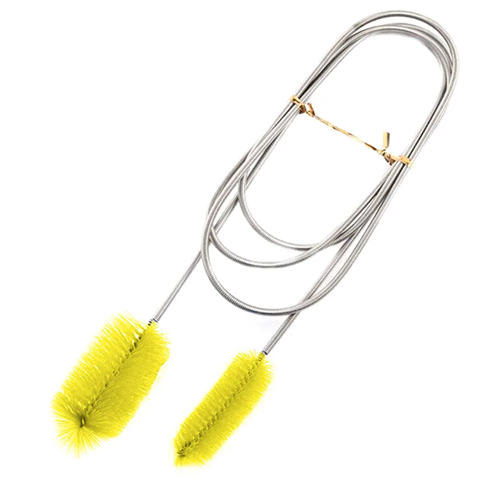 

Nylon Pipe Double Ended Hose Air Tube Water Filter Flexible Cleaning Brush Multifunctional Aquarium Stainless Steel