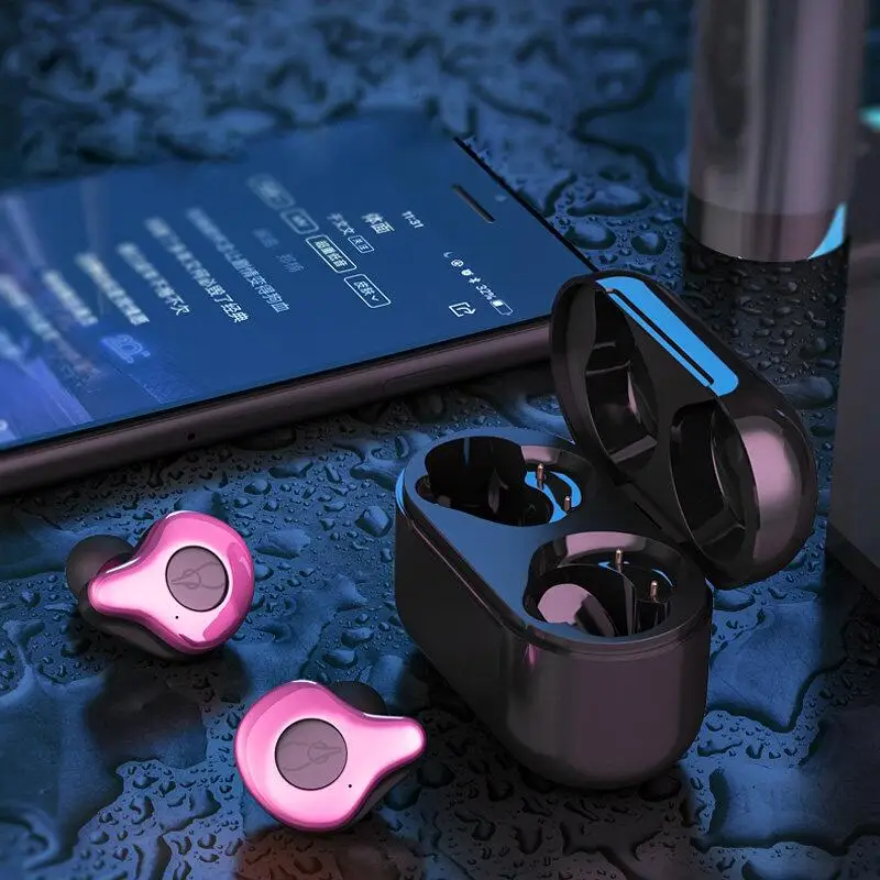 Оригинальные наушники с портом беспроводные стерео в ухо Bluetooth 5 0